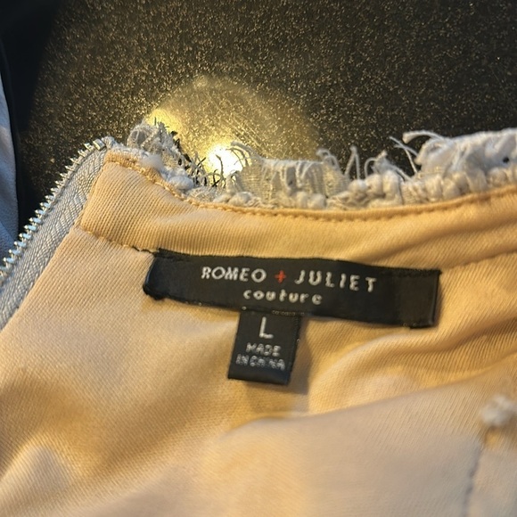 Girls Romeo+Juliet Softest Gray Blue Fit and Flair Dress Ballet Fairy Feminine - Picture 8 of 10